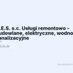 C.E.S. s.c. Usługi remontowo - budowlane, elektryczne, wodno - kanalizacyjne Drobne naprawy hydrauliczne i elektryczne Koszal