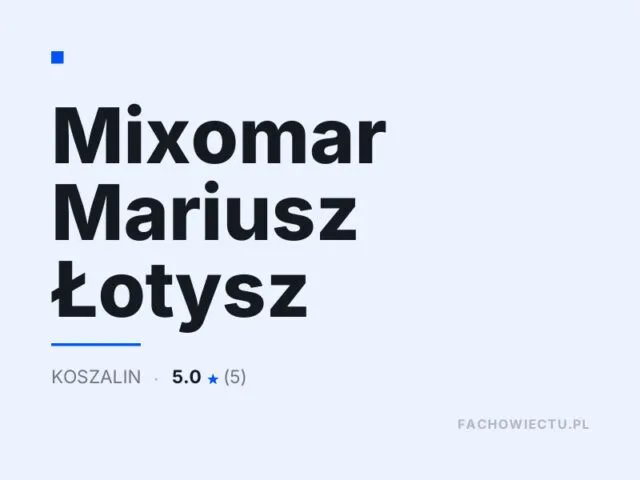 Mixomar Mariusz Łotysz