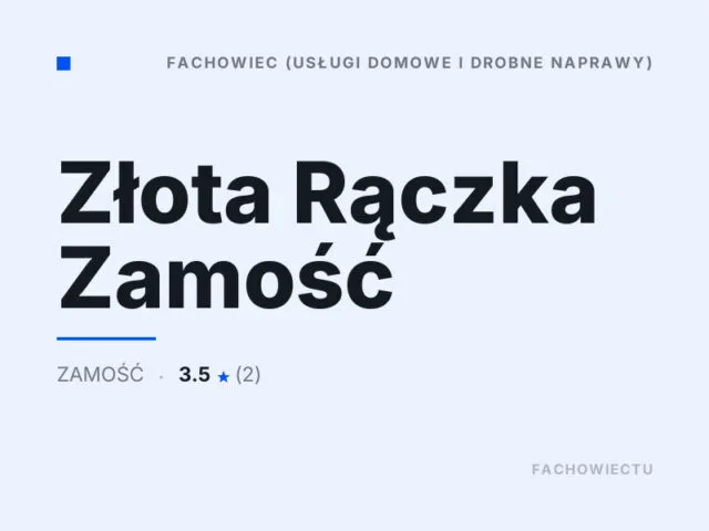 Złota Rączka Zamość