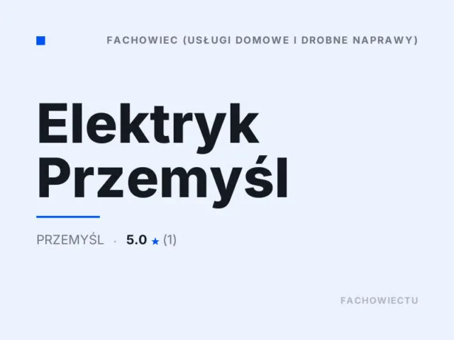 Elektryk Przemyśl