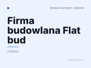 Firma budowlana Flat bud