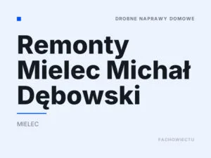 Remonty Mielec Michał Dębowski