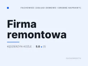 Firma remontowa