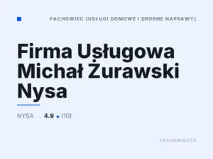 Firma Usługowa Michał Żurawski Nysa