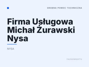 Firma Usługowa Michał Żurawski Nysa