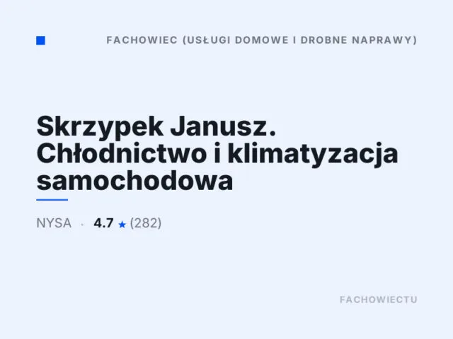 Skrzypek Janusz. Chłodnictwo i klimatyzacja samochodowa