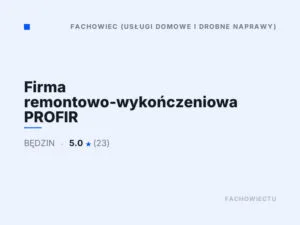 Firma remontowo-wykończeniowa PROFIR