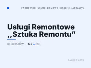 Usługi Remontowe ,,Sztuka Remontu”