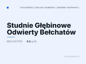 Studnie Głębinowe Odwierty Bełchatów