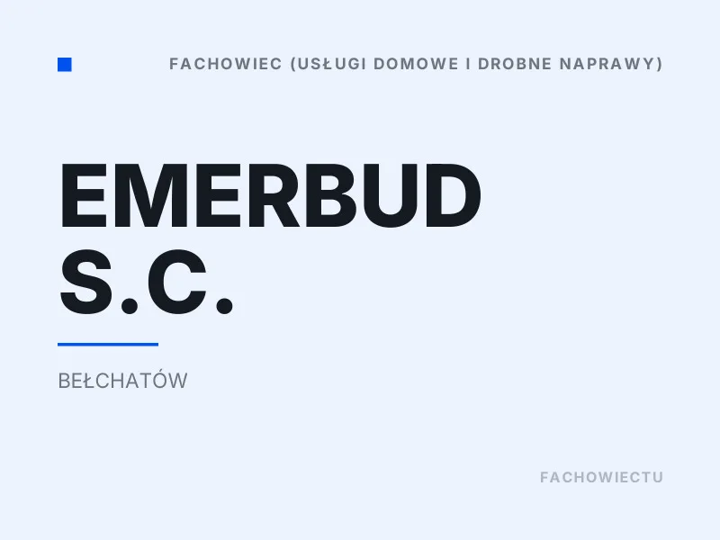 EMERBUD S.C. Drobne naprawy domowe Bełchatów