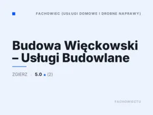 Budowa Więckowski – Usługi Budowlane