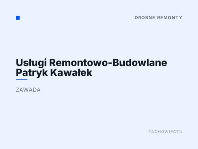 Usługi Remontowo-Budowlane Patryk Kawałek