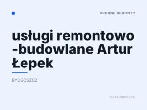 usługi remontowo -budowlane Artur Łepek