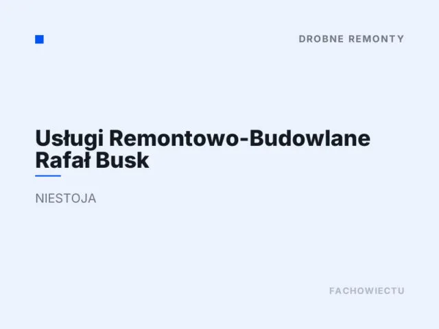 Usługi Remontowo-Budowlane Rafał Busk
